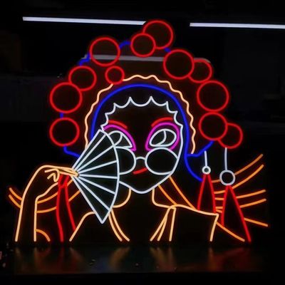 As luzes de tira do diodo emissor de luz de Smart da mudança da cor ajardinam lâmpadas Flex Neon Sign da atmosfera do Rgb da decoração