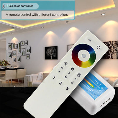 controlador With Color Ring Smart RGB Tuya APP WIFI da luz do diodo emissor de luz do toque 3CHx5A