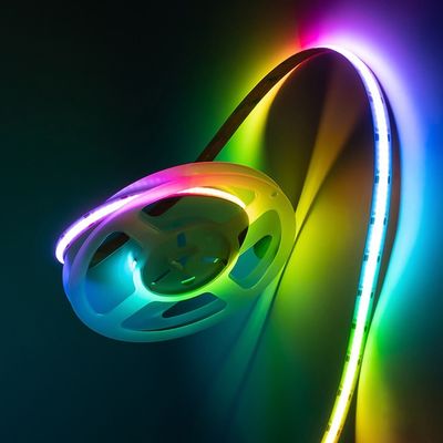 Cabo flexível de néon dinâmico esperto da tira Ip20 Rgb 24v Smart do diodo emissor de luz da ESPIGA do pixel