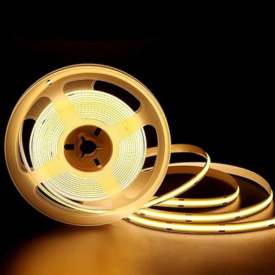 Ra90 o diodo emissor de luz Chips Cob Led Rgb Flexible da C.C. 480 conduziu a tira 24v 3000k