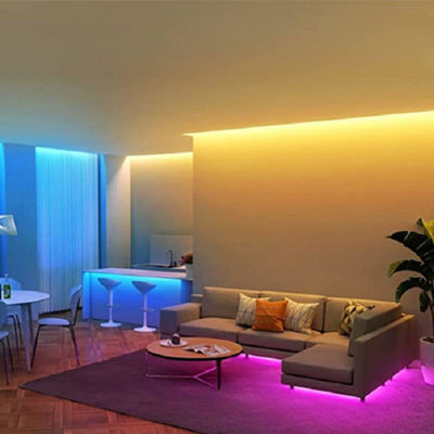 Tiras 24V claras de néon finas flexíveis da luz de tira 840Leds/M do diodo emissor de luz da ESPIGA do Rgb para a sala