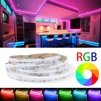 Tiras 24V claras de néon finas flexíveis da luz de tira 840Leds/M do diodo emissor de luz da ESPIGA do Rgb para a sala