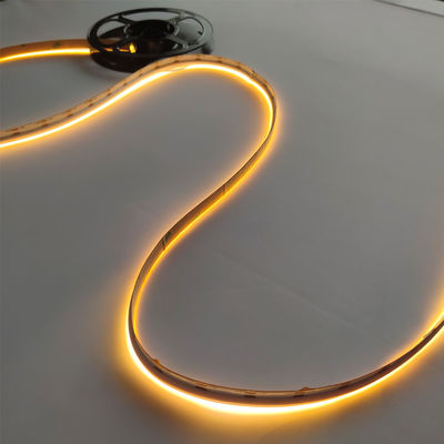 Luzes de tira conduzidas de néon emitindo-se laterais 12v da ESPIGA de 480LED 8mm 3000K flexíveis para a iluminação decorativa