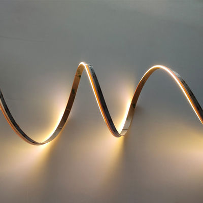 Luzes de tira conduzidas de néon emitindo-se laterais 12v da ESPIGA de 480LED 8mm 3000K flexíveis para a iluminação decorativa