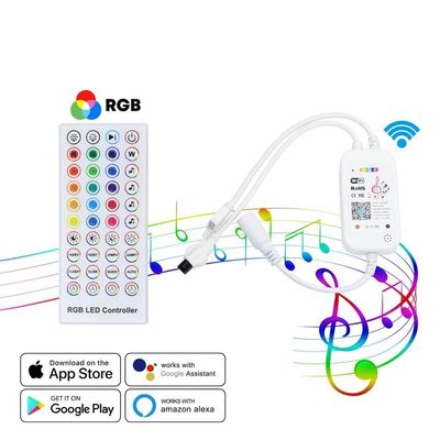 A casa da música Ip65 APP conduziu a tira clara Luces Rgb impermeável flexível 5050 jogos