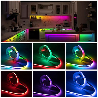 Da luz esperta mágica da música do diodo emissor de luz do controle ESPIGA flexível de Chip On FPC 18w/M Music Sync Smart RGBIC do APP