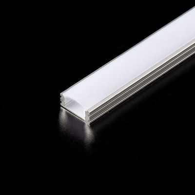 do perfil de alumínio branco do diodo emissor de luz de 8mm o PC quadrado da luz do perfil cobre linear