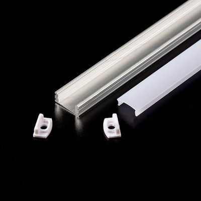 do perfil de alumínio branco do diodo emissor de luz de 8mm o PC quadrado da luz do perfil cobre linear