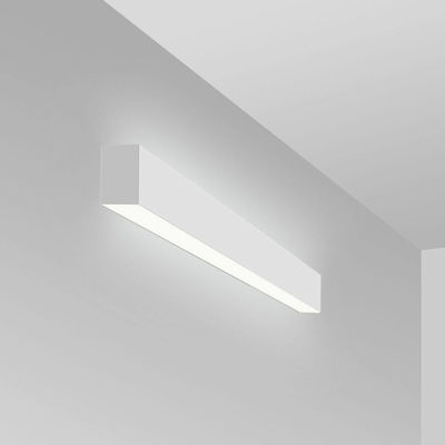 A parte alta conduziu o pendente linear claro do diodo emissor de luz do perfil de alumínio da tira montou o corredor acima para baixo