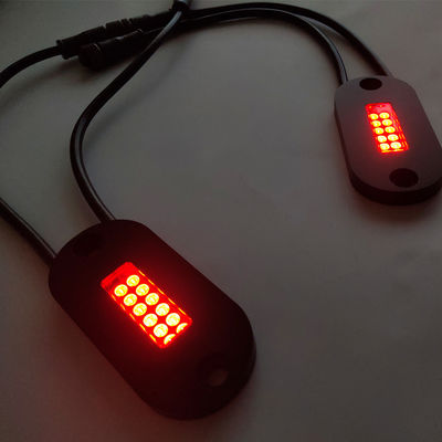 Do caminhão decorativo do rastejamento UTV de Underglow da luz do diodo emissor de luz do carro luzes multicoloridos da rocha do diodo emissor de luz do RGB do Underbody