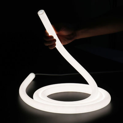 Difusor conduzido luminoso da luz de tira de 360 graus em volta da luz do tubo de néon da corda de 360 silicones