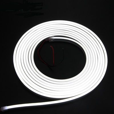 C.C. de néon conduzida flexível 12V 24V da tira do silicone sinal de néon impermeável exterior de 6 x de 12mm
