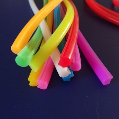 Sinais feitos sob encomenda claros de néon da luz do tubo do diodo emissor de luz do silicone flexível multicolorido 6mm 8mm 10mm 6500k