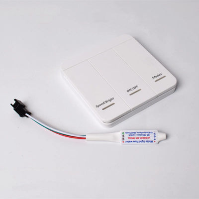 o controlador claro sem fio branco Flowing Water Running de 12V 24V conduziu o controlador da tira
