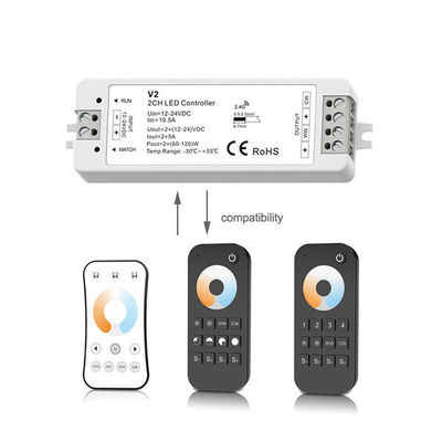 Estrelas do controlador 12v 24v 5 de Magic Home Led do controlador da luz do diodo emissor de luz de V2 CCT 576W