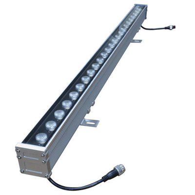 projetor arquitetónico linear exterior da luz Ip67 DMX512 da arruela da parede do diodo emissor de luz de 24V RGB