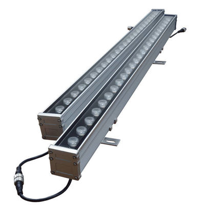 projetor arquitetónico linear exterior da luz Ip67 DMX512 da arruela da parede do diodo emissor de luz de 24V RGB