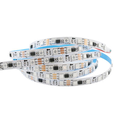 Cor ideal esperta flexível da tira WS2811IC do diodo emissor de luz SK6812 5050 que persegue luzes de tira conduzidas