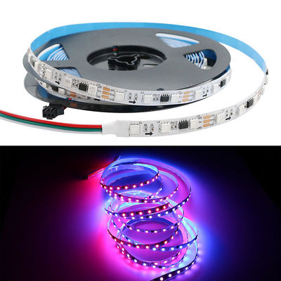 Cor ideal esperta flexível da tira WS2811IC do diodo emissor de luz SK6812 5050 que persegue luzes de tira conduzidas