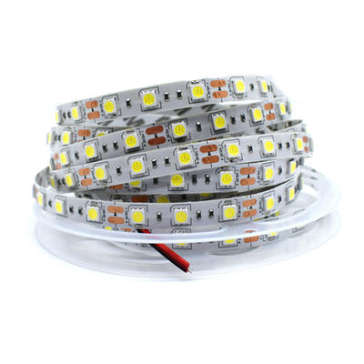a tira Ip65 impermeável do diodo emissor de luz 12v 5050 conduziu Flex Strip 5M White Red Blue