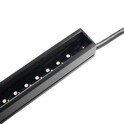 Trilha de alumínio clara conduzida linear do tubo do pixel DMX RGB de DC24V 96leds para iluminar projetos