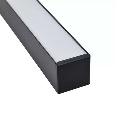 a iluminação linear do diodo emissor de luz 6500K descasca do canal de alumínio do perfil de U o dispositivo elétrico claro conduzido linear
