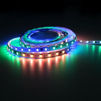 Iluminação conduzida Digitas decorativa da mágica RGBW 60LEDs/M Outdoor Dmx Led do controlador 24V de Dmx da tira