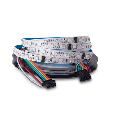 O diodo emissor de luz endereçável brilhante alto DMX de DC24V que ilumina 512 12v Rgb endereçável conduziu a tira para as barras KTV etc.
