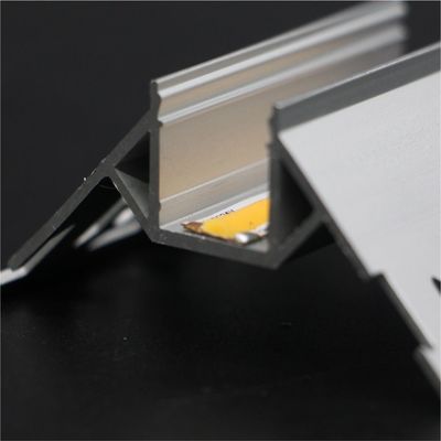 O diodo emissor de luz da barra de KTV ilumina interiores do armário alinha o canto conduzido linear 200cm da parede de alumínio do perfil 300cm