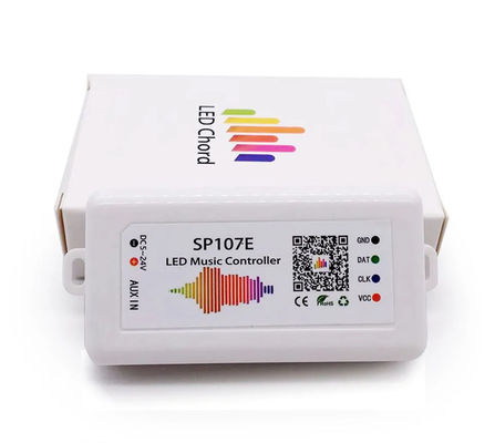 O APP Bluetooth Rgb conduziu a tira WS2812B WS2811 SP107E de For Pixel Light do controlador da música