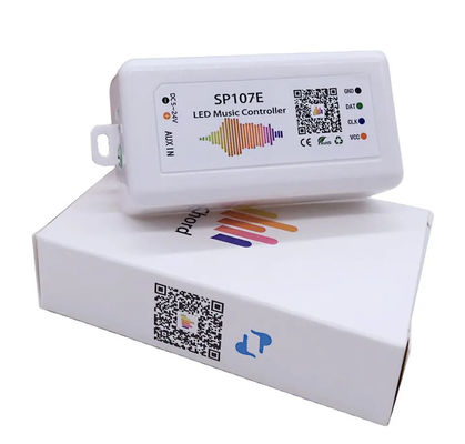 O APP Bluetooth Rgb conduziu a tira WS2812B WS2811 SP107E de For Pixel Light do controlador da música