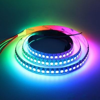tira conduzida endereçável Rgbw do pixel 5V da luz do humor do diodo emissor de luz de 5050rgb WS2812 Flex Smart