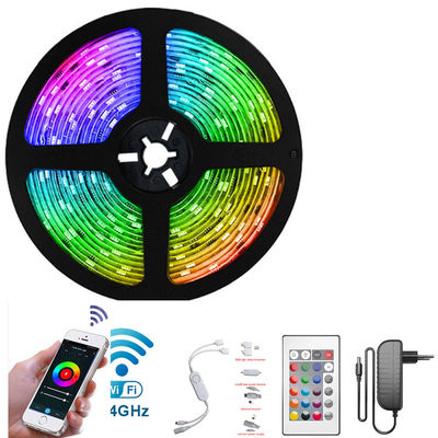 decoração esperta flexível de Kit Dream Color Change For da luz do humor do diodo emissor de luz do App de 5M 5050 Wifi