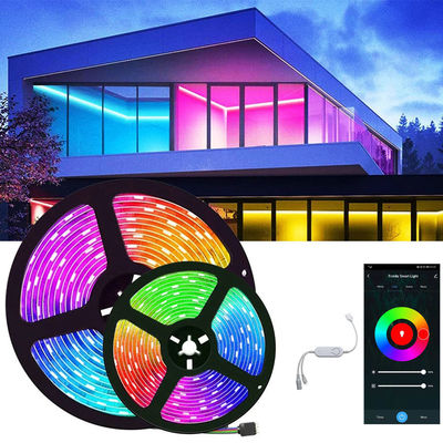 decoração esperta flexível de Kit Dream Color Change For da luz do humor do diodo emissor de luz do App de 5M 5050 Wifi