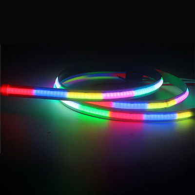 Tira da luz do humor do diodo emissor de luz de Smart da espiga do RGB nenhum Dots Full Color Light Strip 630LEDs/M