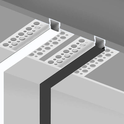 A luz do diodo emissor de luz descasca o canal de alumínio com perfil de alumínio conduzido gipsita Recessed tampa do emplastro do Drywall do PC
