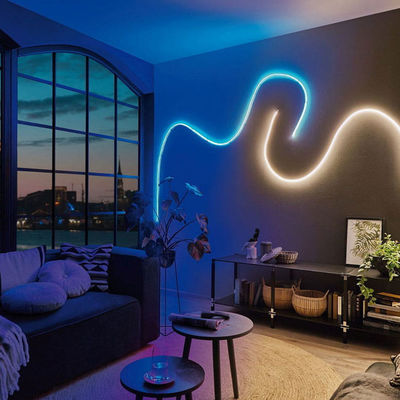 Luzes de tira impermeáveis variáveis do diodo emissor de luz de Smart do sinal IP67 para o néon flexível exterior