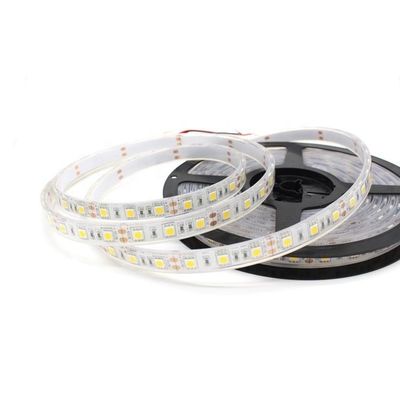 Tira flexível branca morna 5M do diodo emissor de luz IP68 5050