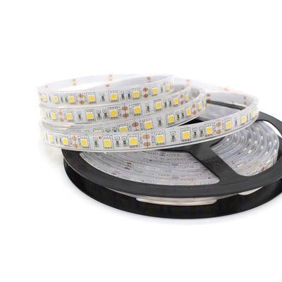 Tira flexível branca morna 5M do diodo emissor de luz IP68 5050
