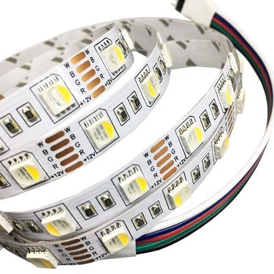 tira flexível do diodo emissor de luz SMD5050 de 12mm 96leds/M
