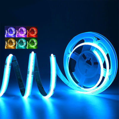 A tira flexível impermeável Rgb a pilhas do diodo emissor de luz da ESPIGA do RGB conduziu o Ce da tira 10MM