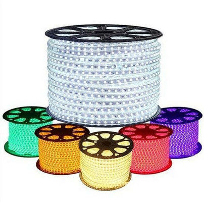 a espiga impermeável de 50M 100m/Roll Ip65 Rgbw conduziu a tira 110v exterior 220v SMD2835 5050
