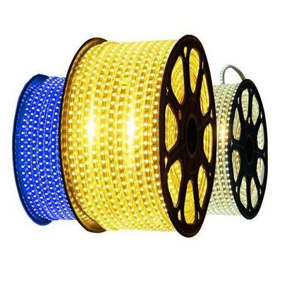 a espiga impermeável de 50M 100m/Roll Ip65 Rgbw conduziu a tira 110v exterior 220v SMD2835 5050