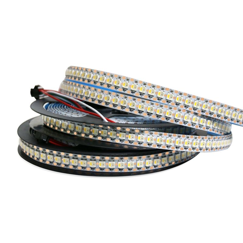 Individualmente a cor ideal endereçável da tira flexível do diodo emissor de luz conduziu a tira clara 5V 12V RGB SK6812