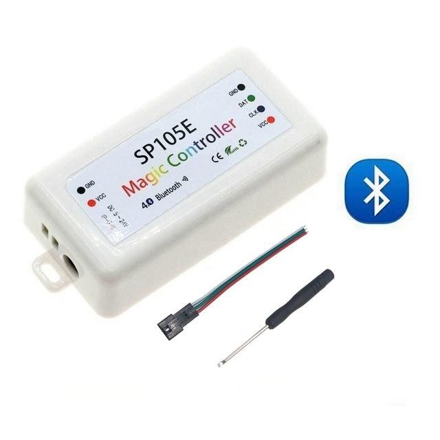 O Rgb 5v à casa mágica Dmx de 24V Sp105e conduziu a luz Ws2813 de For Ws 2812 do controlador