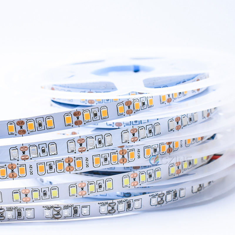 Verde azul vermelho branco conduzido brilhante alto da tira 12v 2700k da tira do diodo emissor de luz de Dc12v 5v 120led 2835
