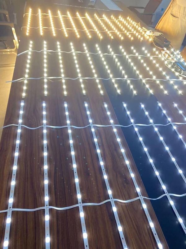 as tiras de iluminação lineares do diodo emissor de luz do poder superior 15w conduziram a barra 12v de Smd 3030 com lente