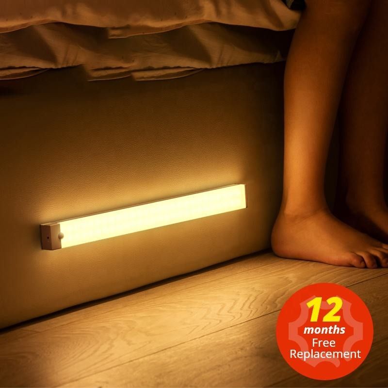 Vara na luz de armário sem fio do sensor de movimento do vestuário dos interiores do armário das luzes do diodo emissor de luz