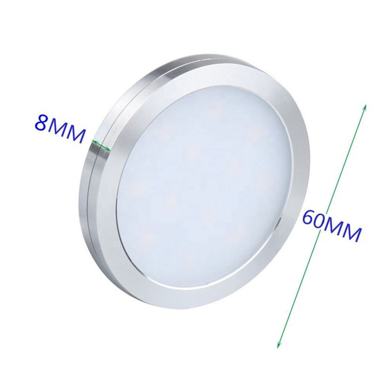 O diodo emissor de luz do diodo emissor de luz Puck Under Kitchen Cabinet ilumina a luz DC12V 2.5W da parede de interiores do armário