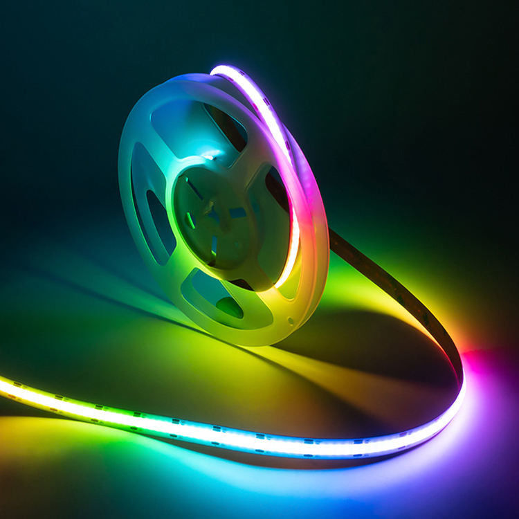 Tira conduzida da cor completa RGBW RGB de luzes de tira do diodo emissor de luz de DC12V 24V 10mm ESPIGA ideal esperta